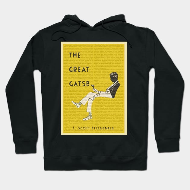 The Great Gatsby by F. Scott Fitzgerald Hoodie by booksnbobs